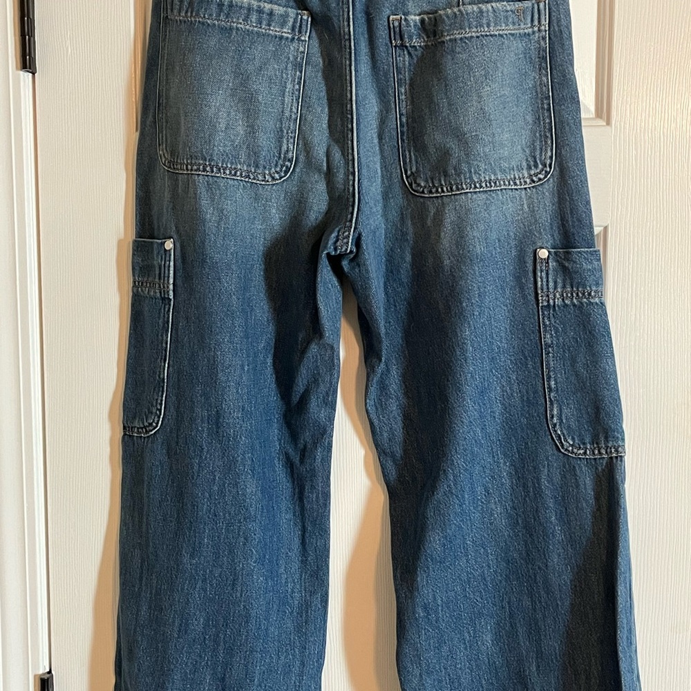 Anthropologie Blue Denim Jeans - Cargo pocket